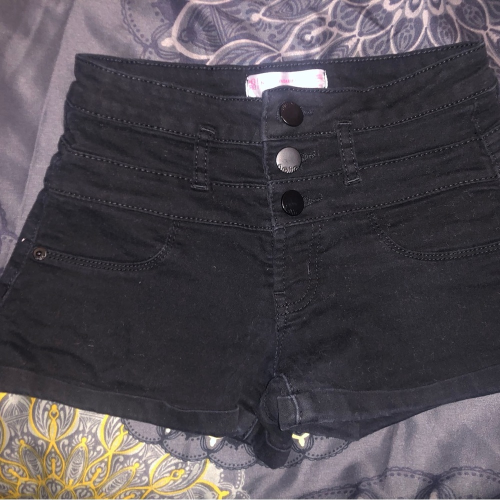 Size 1 black jean shorts